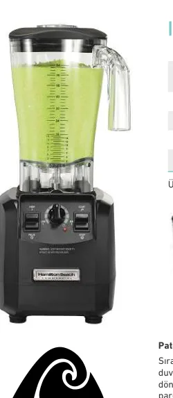 Hamilton Beach HBH550 Serisi Fury Blender