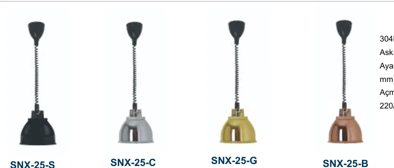 Senox SNX-25 Askı Tip Asansörlü Isıtıcı Lamba