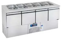 CSA Alttan Motorlu Salata Hazırlık Buzdolabı 3 Kapılı (304)