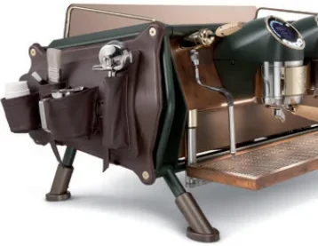 Sanremo Café Racer Renegade Leather Bags Espresso Machine