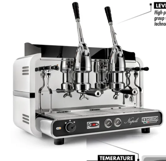 Sanremo Napoli Lever Espresso Coffee Machine