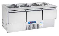 CSA Alttan Motorlu Salata Hazırlık Buzdolabı 3 Kapılı