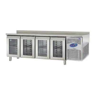 CSA Glass Door Worktop Refrigerator