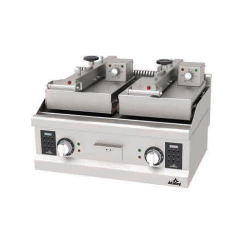 Endüstriyel Elektrikli Clam Grill Izgara - ACIE-02S